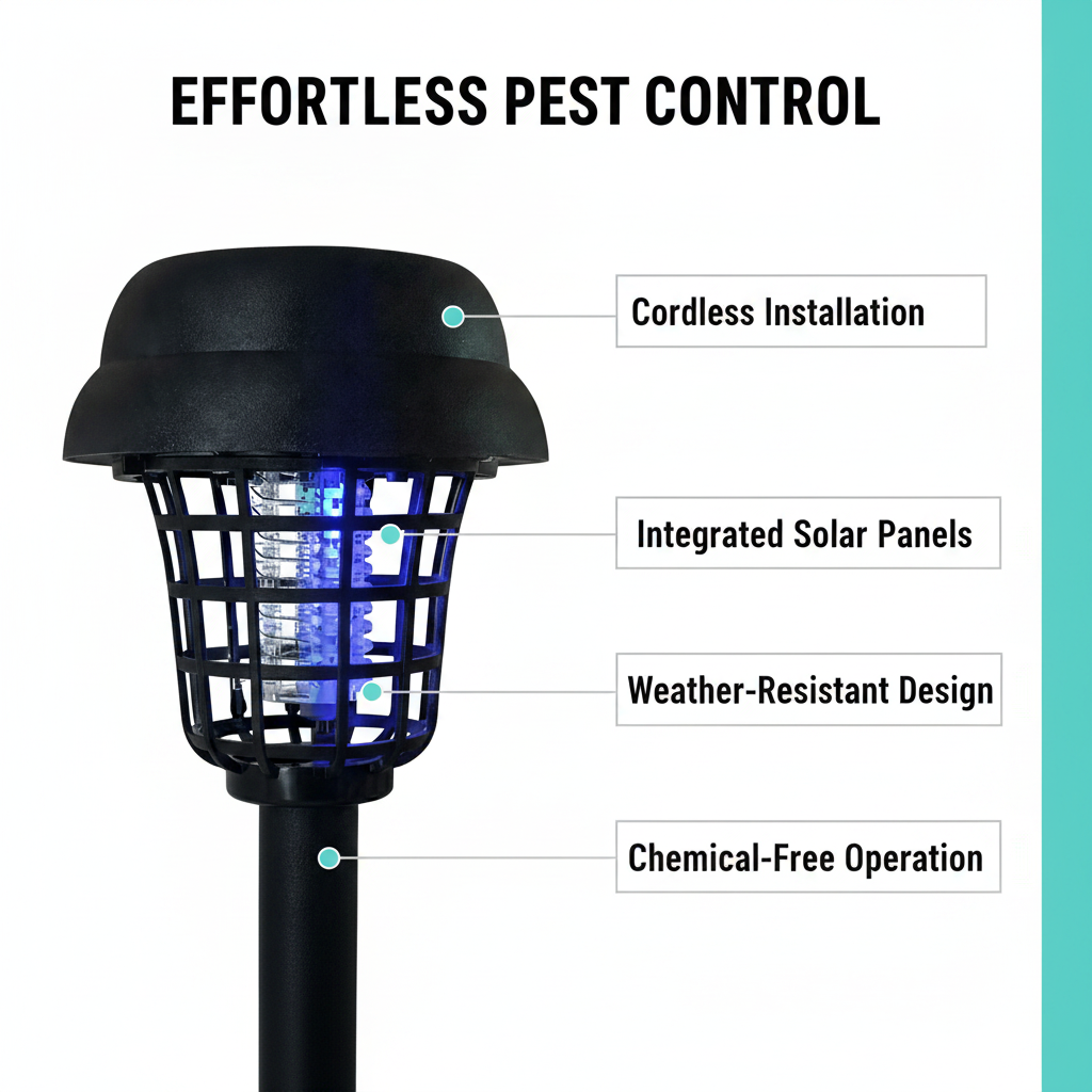 SolarGuard™ Solar Bug Zapper